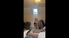 Girl's hearty dance to 'Get him Back' interrupted by sister's uppercut