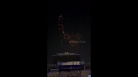 Drones create stunning Statue of Liberty display during 4th of July celebration