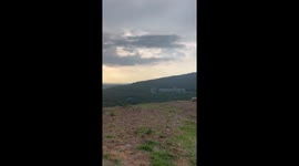 Severe thunderstorms south of Green Mountain, Huntsville, AL