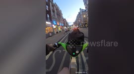 Hero on Lime bike chases alleged 