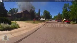 United States: Deputy Simmons Leads Heroic Rescue Amid Centennial House Fire