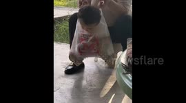 China: Playful Prank Gone Wrong