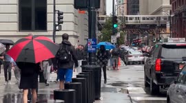 Morning Rain in Chicago