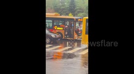 China: Rainy Days in Harbin: A Unique Sight on the Streets