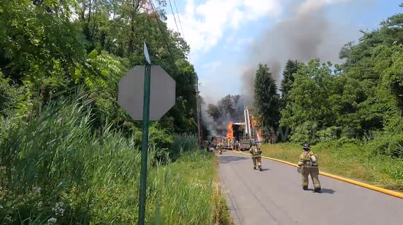 3rd Alarm Fire Girardville, Pennsyvania