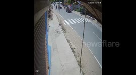 India: Car Strikes Elderly Woman in India, Hurling Her 20 Feet