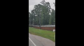 Major power outage in Montgomery Texas after Hurricane Beryl.