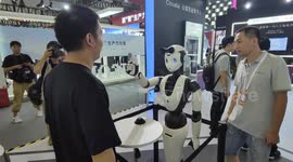 China: CloudMinds Robot at 2024 WAIC in Shanghai