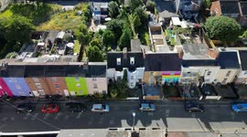 Artist who revamps towns with colour has transformed high street