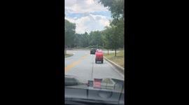 Chick-fil-A's delivery robot stops traffic, delights onlookers