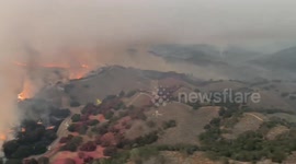 USA: Nighttime Battle at LakeFire Intensifies with Tactical Operations and Aerial Support