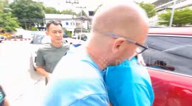 Furious British father 'smashes car window and punches driver' in road rage incident in Thailand