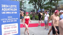 Seoul holds annual aquathlon game