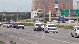 United States: Funeral Procession for Harris County Deputy Fernando Esqueda