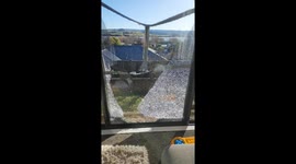 Part 2 window, added to original video of the window cracking.