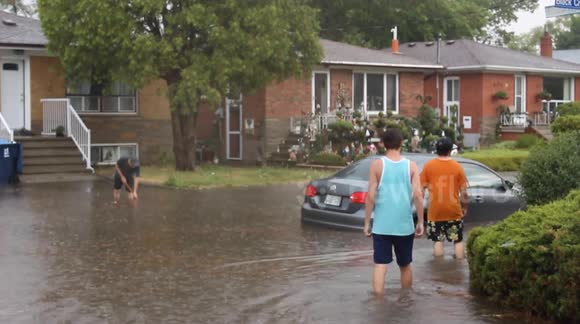 Intense Storm Causes Flash Flooding In Toronto