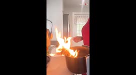 Woman's culinary experiment with the air fryer ends in a fiery mishap