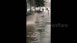 Floodwaters swamp Toronto streets, causing chaos for commuters