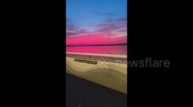 China: Enchanting Sunrise Over the Qiantang River