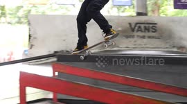 Rad Thai! Meet the schoolgirl skater, 12, representing Thailand at Paris 2024 Olympics