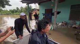 Heavy rain floods dozens of homes in northeast Thailand