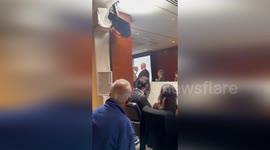 UK: PETA Storms Burberry Meeting, Exposes Brutality of Cashmere Industry