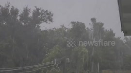 US: Cold Front Brings Heavy Rains To North Carolina 2