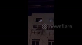 China: Two Cats Await Owner's Return with Gleaming Eyes