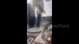 US: 2-Alarm Fire Breaks Out At First Baptist Church In Downtown Dallas 6