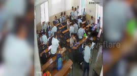 India: Classroom wall collapse in school in western India