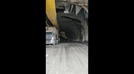 Sneak peek into the intense process of Tunnel Blasting with thunderous sounds