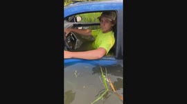Man's submerged truck leads to hilarious 'Pulled Over' stunt