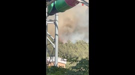 Man's Turkey holiday fun put on a back burner due to raging wildfires