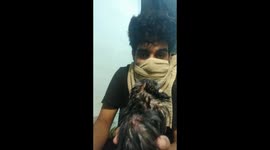 Warm hospitality by a human being after I found it in my kitchen chimney.