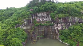 China: The Sleeping Buddha Hall of Xinchang Great Buddha Temple in Shaoxing, China