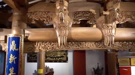 German teenagers marvel at Chinese traditional architectural craftsmanship in Fujian