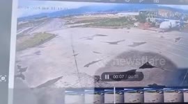 Nepal plane crash CCTV shows aircraft exploding in fireball as 18 die
