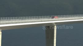 Over 4.7 mln vehicles pass through Croatia's Peljesac Bridge since inauguration