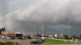 United States: Dark Storm Formation Approaching Vadnais Heights