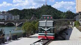 China: Train Book House in Guizhou