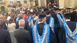 Exeter University Graduation Day Ceremony, Truro Cathedral, Cornwall, UK