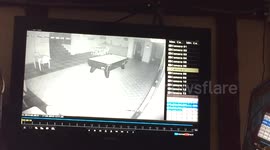 Mysterious orb appears on CCTV camera
