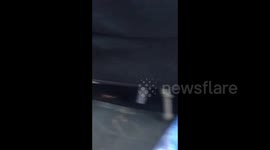 Taxi infested with stinging bugs in India