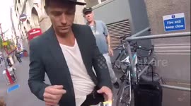 Jude Law meets fans in London