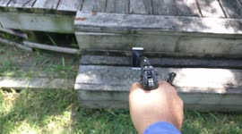 Man demonstrates that his smartphone is bulletproof, by shooting it