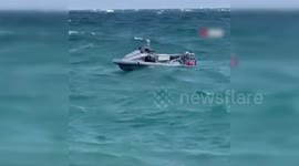 Unmanned naval vehicle found on Istanbul's Black Sea shore