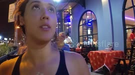 German tourist orders Thai woman to stop live streaming from restaurant