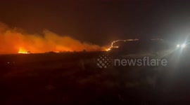 USA: Wildfires Prompt Highway Closures Across Eastern Oregon