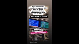 GARE #MONTPARNASSE THIS MORNING 6 am