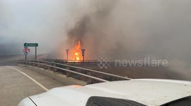 USA: Wildfires Prompt Highway Closures Across Eastern Oregon